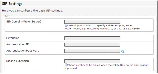 Algo 8028 Interface