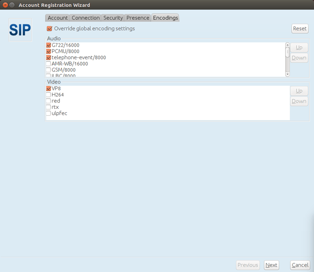 Codecs on Jitsi Desktop for Ubuntu Codecs on Jitsi Desktop for Ubuntu