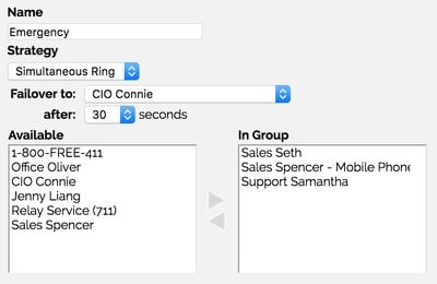 Business Emergency Ring Group Business Emergency Ring Group